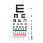 Échelle Acuité Visuelle Snellen – SMEDIC Maroc