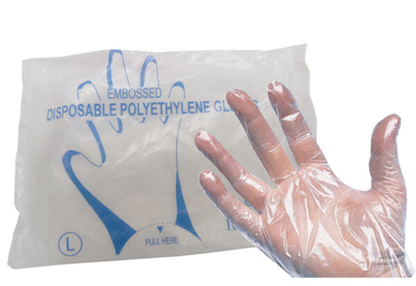 Gants Plastique Jetables 100 pcs | SMEDIC Maroc
