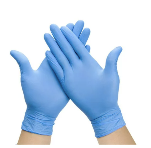Gants Nitrile Bleu Jetables 100 pcs | SMEDIC Maroc