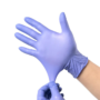 Gants Nitrile Mauve 100 pcs | SMEDIC Maroc
