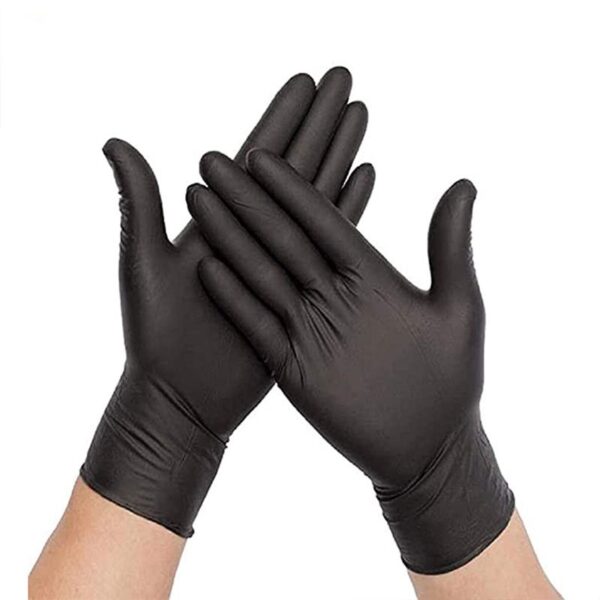 Gants Nitrile Noir 100 pcs | SMEDIC Maroc