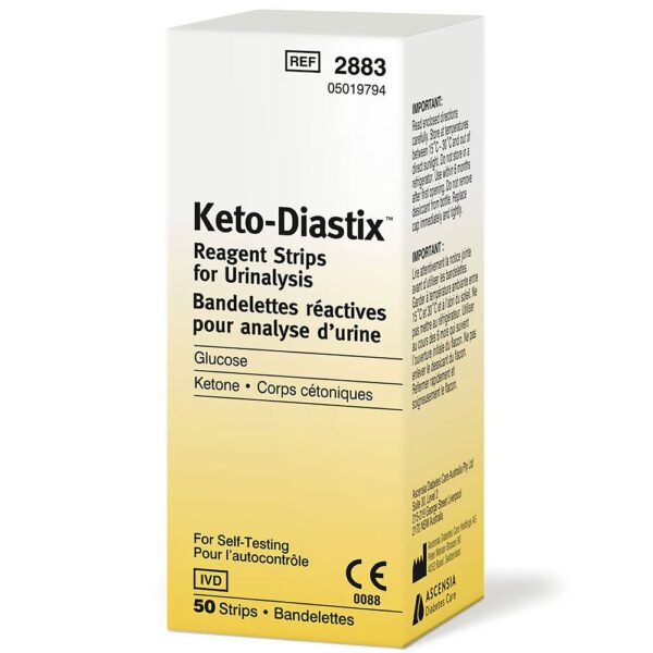 Keto Diastix Bandelettes | SMEDIC Maroc