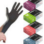 Carton Gants Nitrile Noir 1000 pcs | SMEDIC Maroc