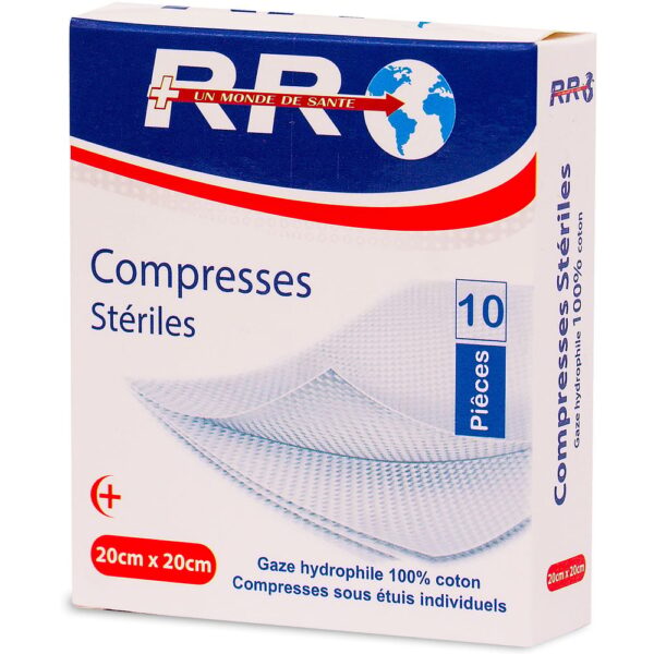 Compresse Stérile 20x20 cm | SMEDIC Maroc