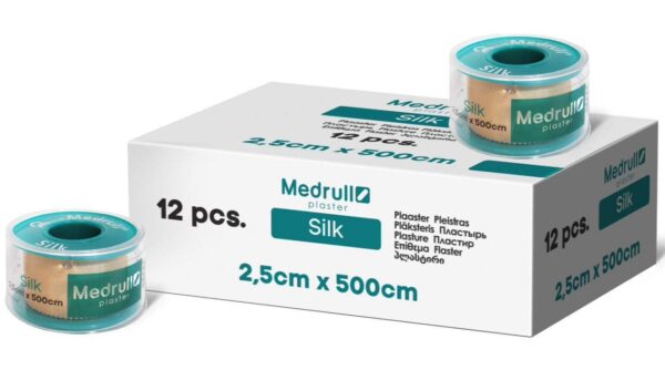Pansements Medrull Silk 2,5×500cm | SMEDIC Maroc – Image 3