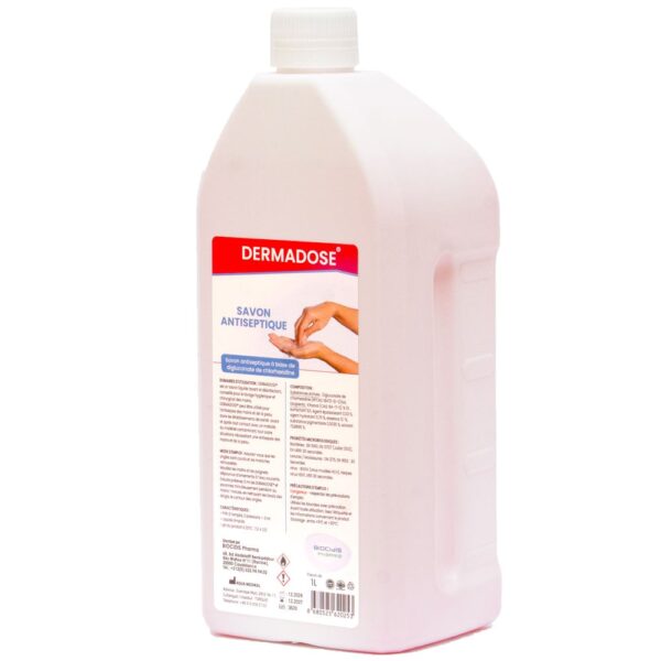 Dermadose savon antiseptique 1L – Chlorhexidine – SMEDIC MAROC