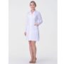 Blouse blanche longue femme col tailleur – OPTIMIUM PRO – SMEDIC MAROC