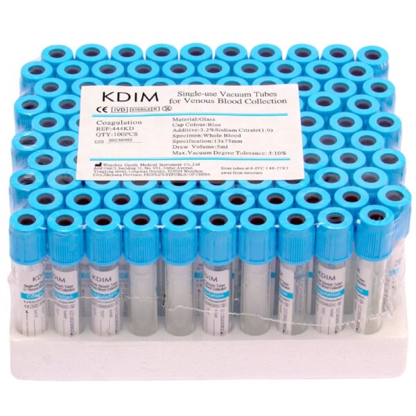 100 Tubes PRP Citrate de Sodium 3,2% Stériles – SMEDIC Maroc