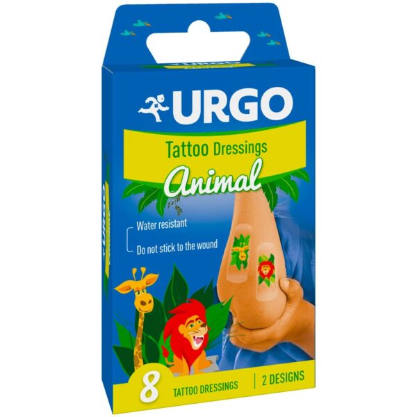 Pansements Enfants URGO Tattoo Animal - SMEDIC Maroc