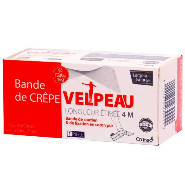Bande de Crêpe Velpeau 4m – Fixation & Soutien | SMEDIC Maroc